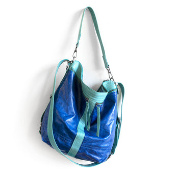 VTG072 | Shannon | Vintage Hoop Hobo Double Zip - Medium