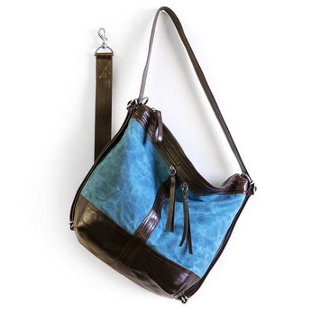 VTG510 | Stacy | Nevada | Vintage Hobo Double Zip - Medium