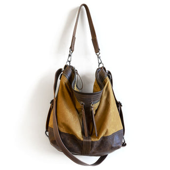 VTG464 | Stacy | Nevada | Vintage Hoop Hobo Double Zip - Medium