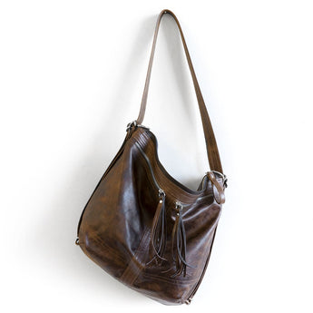 VTG494 | Tamara | Ohio | Vintage Hobo Double Zip - Medium