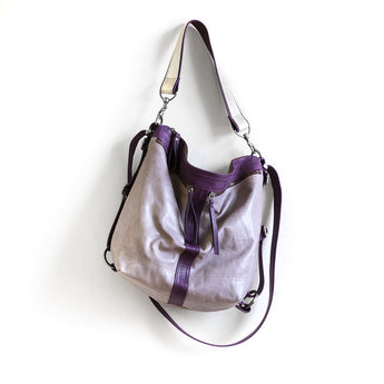 VTG326 | Tara | Vintage Hoop Hobo Double Zip - Medium
