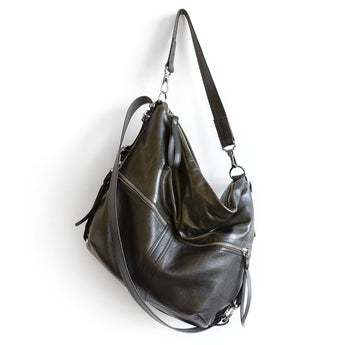 CDZ350 | Tatyana | New York | City Safari Double Zip Hoop - Large