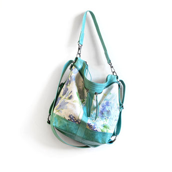 VTG322 | Terese | Vintage Hoop Hobo Double Zip - Medium