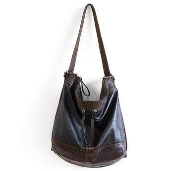 VTG488 | Terri | New York | Vintage Hobo Double Zip - Large