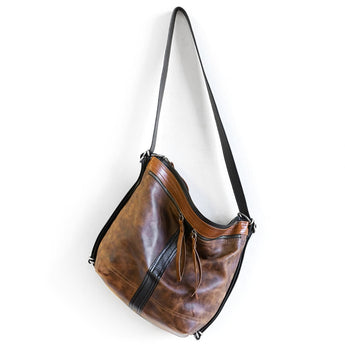 VTG499 | Tiffany | Nebraska | Vintage Hobo Double Zip - Small