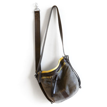 VTG454 | Tracey | Maine | Vintage Hobo Double Zip - XS