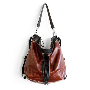 VTG173 | Tracey | Vintage Hoop Hobo Double Zip - Large