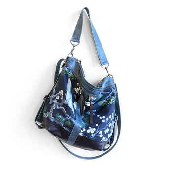 VTG110 | Vicki | Vintage Hoop Hobo Double Zip - Medium