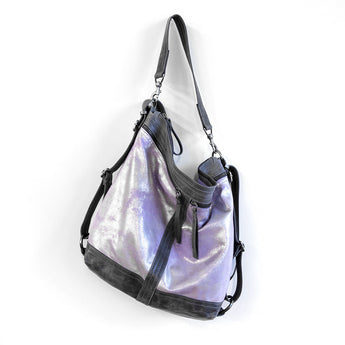 VTG077 | Victoria | Vintage Hoop Hobo Double Zip - Large
