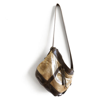 VTG612 | Vintage Hobo Double Zip Hoop