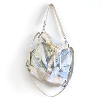 VTG248 | Michele | Vintage Hoop Hobo Double Zip - Medium