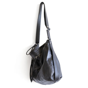 VTG598 | Yichih | California | Vintage Hobo Double Zip Satchel - Medium