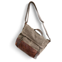 dark oak canvas + fuentes small | 1909 in dark oak canvas with fuentes base and espresso strapping