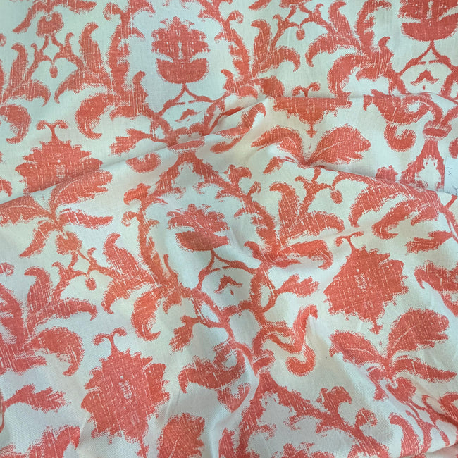 coral damask | swatch