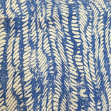 blue block print | swatch