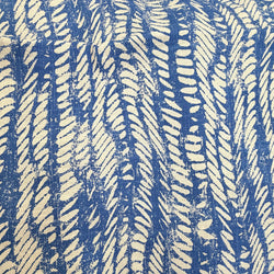 blue block print | swatch