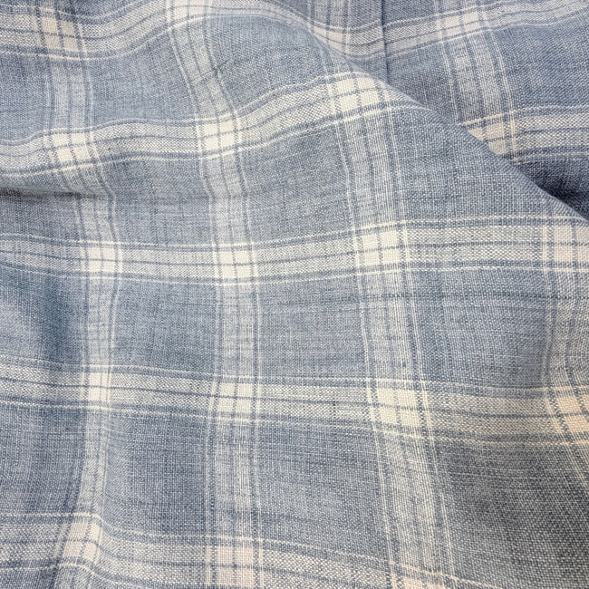 dusty blue plaid | swatch