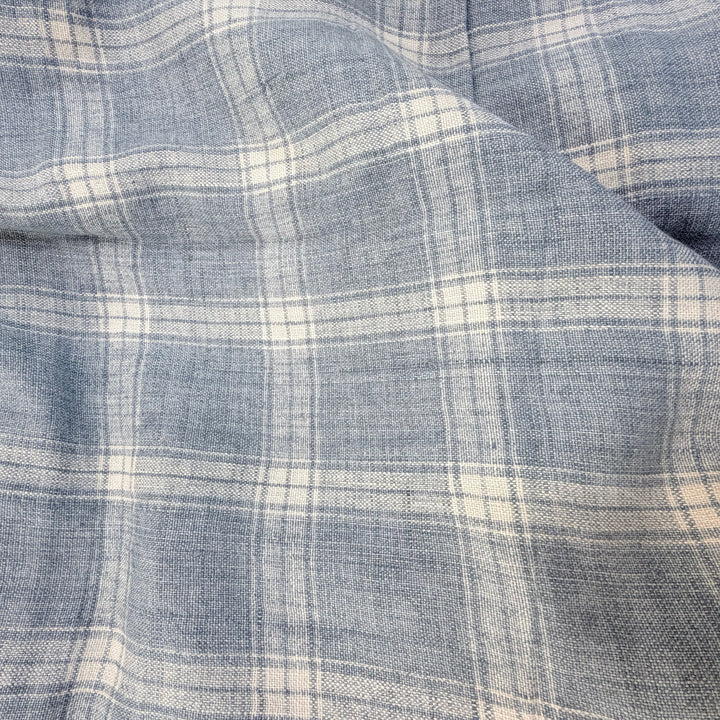 dusty blue plaid | swatch