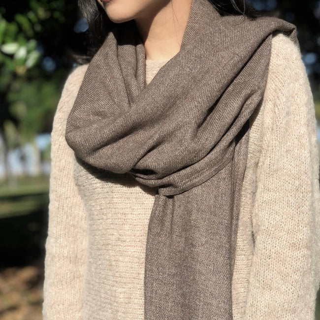 cashmere scarf | espresso