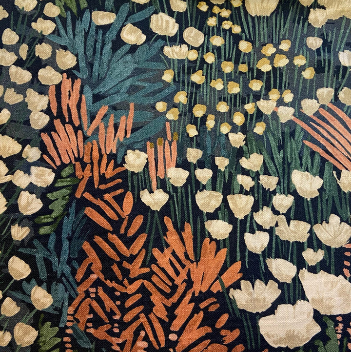 aleen rust & blue | linen blend | vault