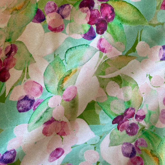 berry and branch | cotton sateen | swatch