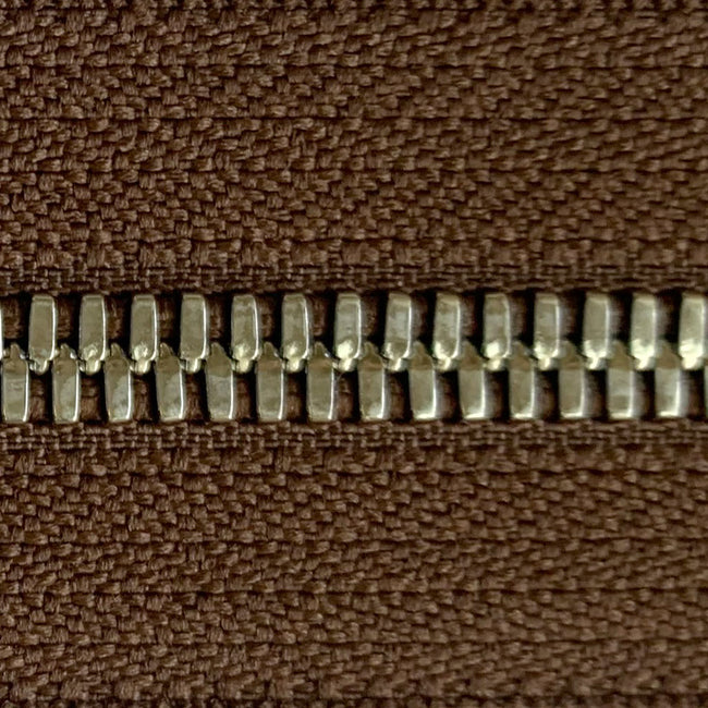 chestnut | nickel | zipper swatch