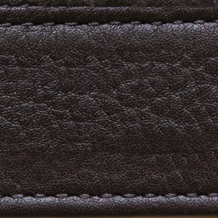 dark brown strap | two stitch wide | swatch