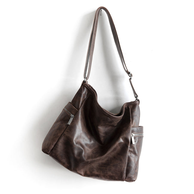 distressed espresso | pillow bucket size large in distressed espresso