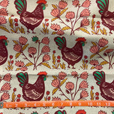 hens in the garden | linen blend | limited vault
