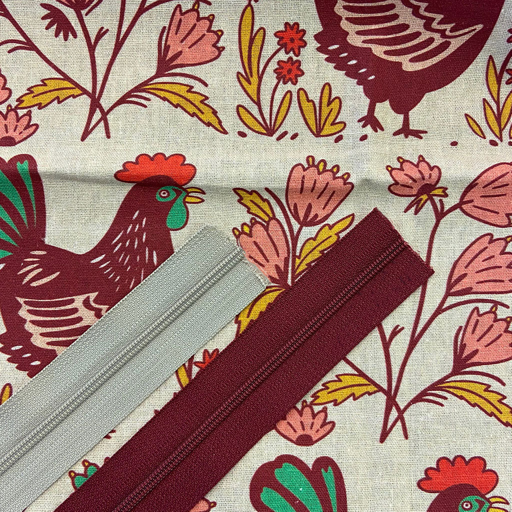 hens in the garden | linen blend | limited vault – Rough & Tumble