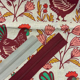 hens in the garden | linen blend | limited vault