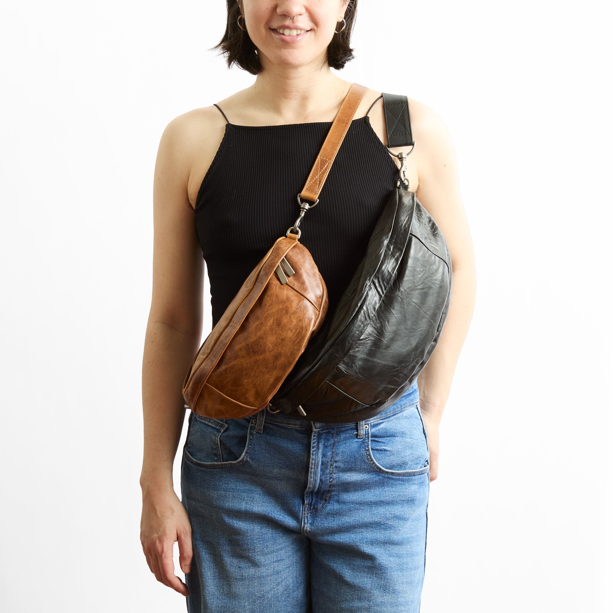 lissa in light saddle, with large lissa in flight black