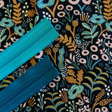 Rifle Paper Co. midnight tapestry | swatch