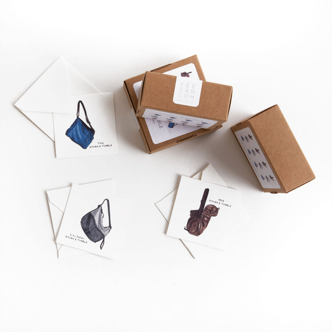 mini card set | 12 count | three R&T designs | yeesan loh