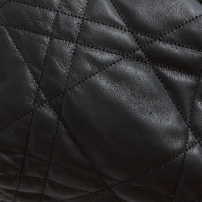 quilted pashi black | swatch