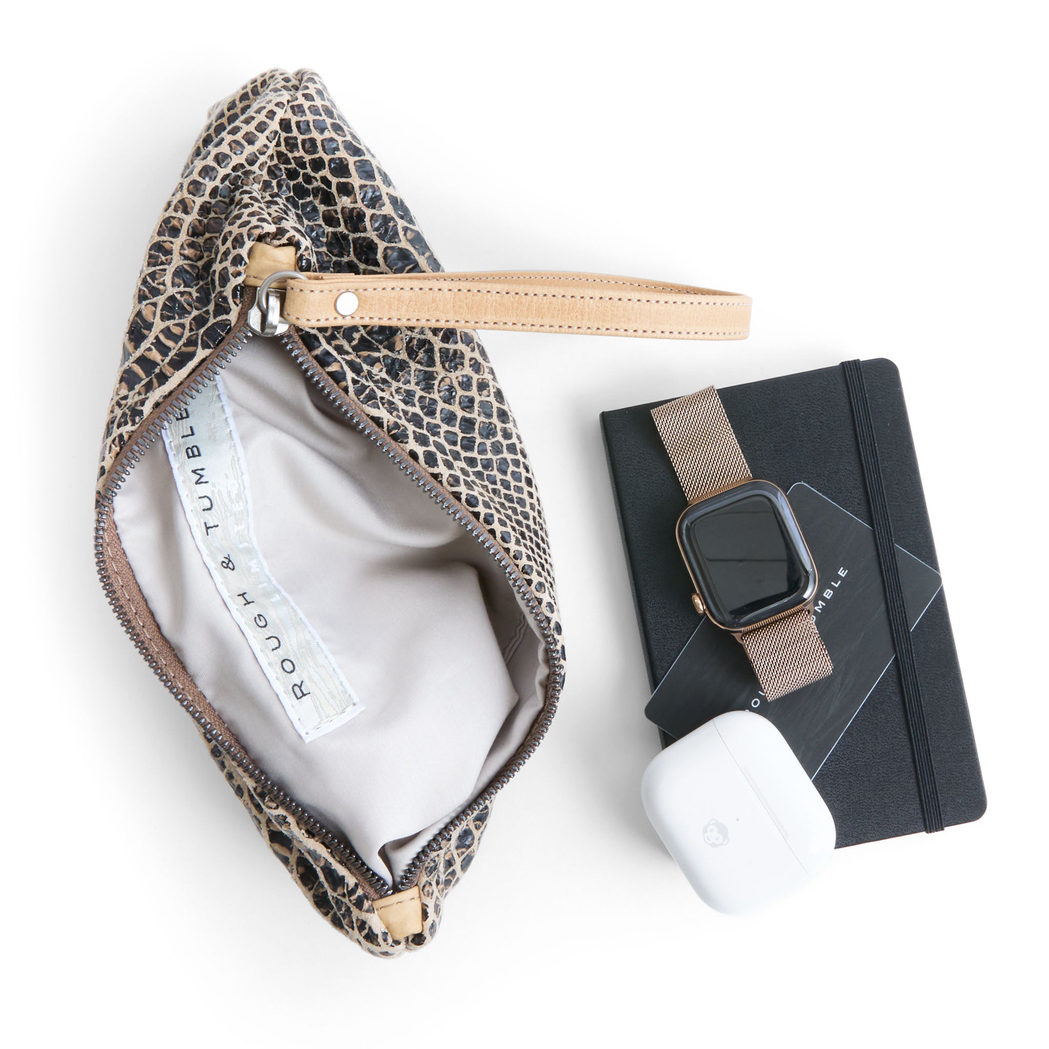 roro in destroyed soft snake. showcasing interior eggshell lining