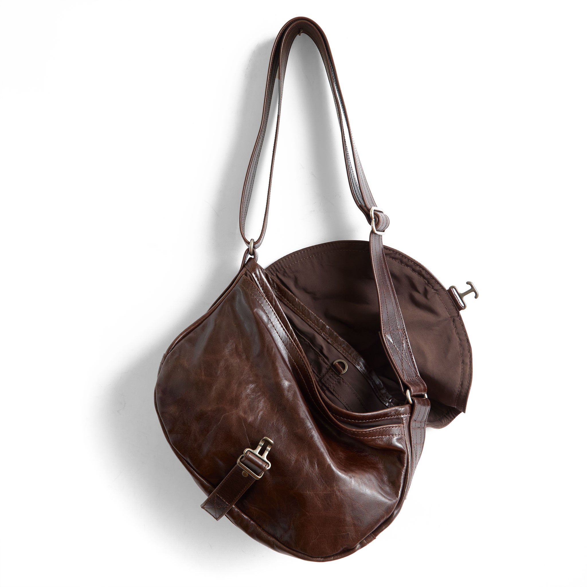 1903 E+W size medium in mahogany, showcasing interior cocoa lining
