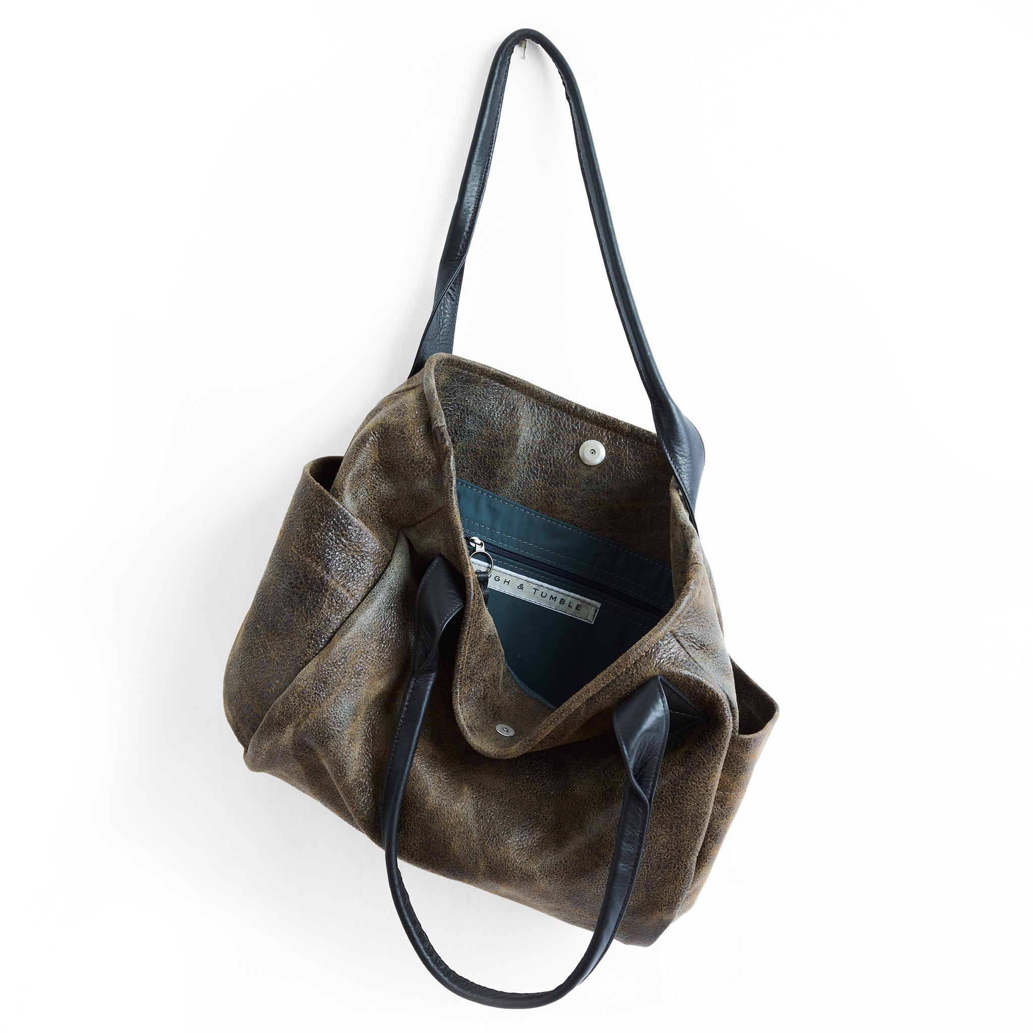 bucket tote in kerry blue