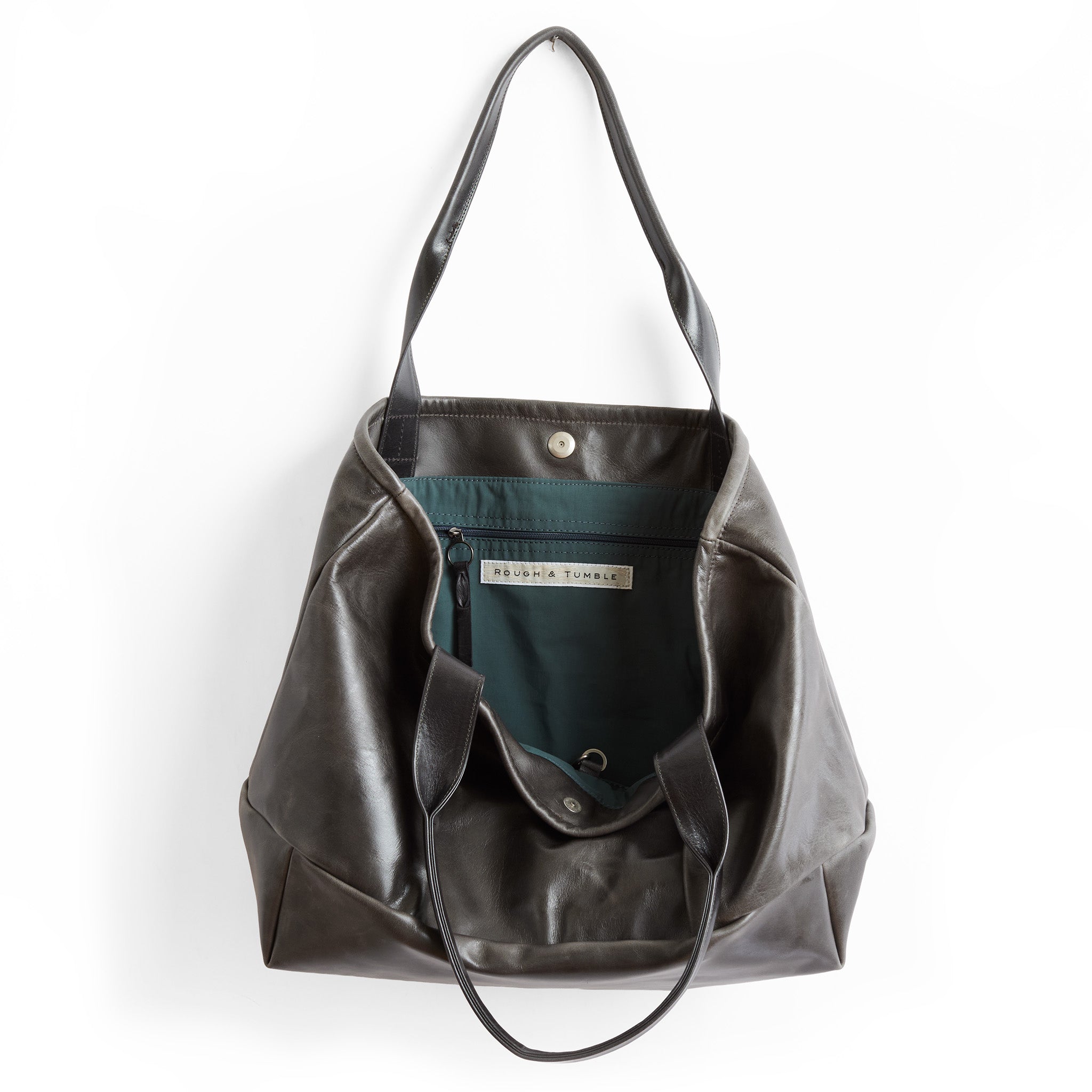 cape asher in alaska grey, showcasing interior canada blue lining