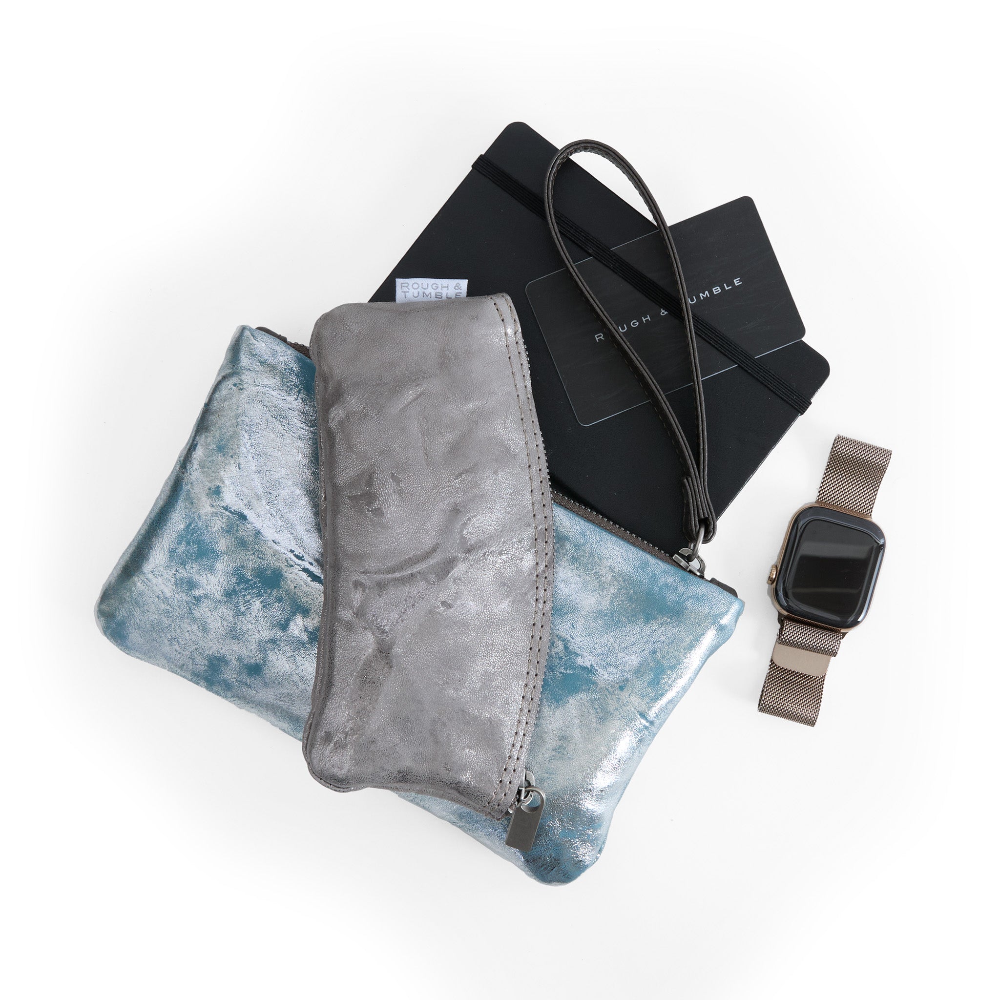 cash pack in rough maran, featuring stylo in rough pearl