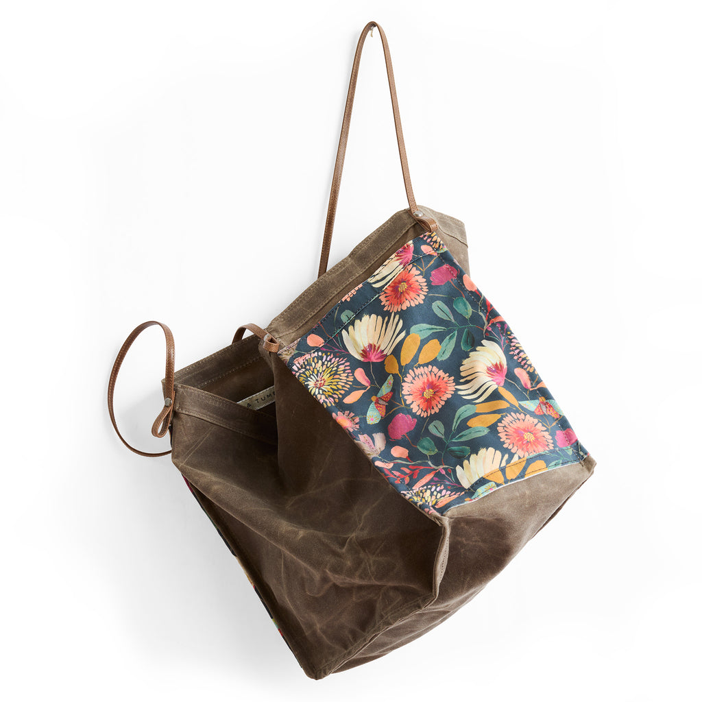 farmers market tote | assorted fabrics | limited