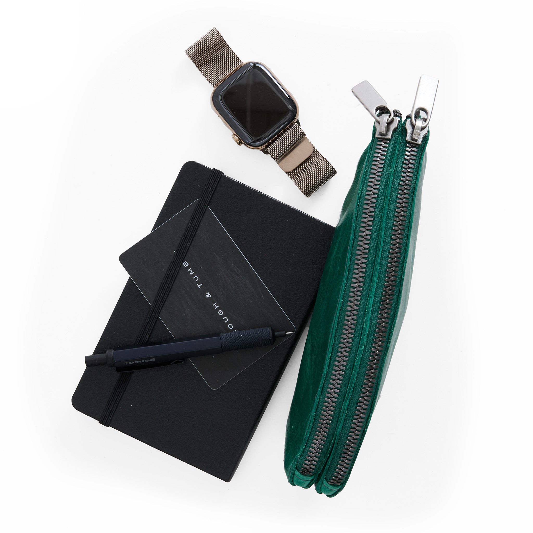 twin pencil in emerald