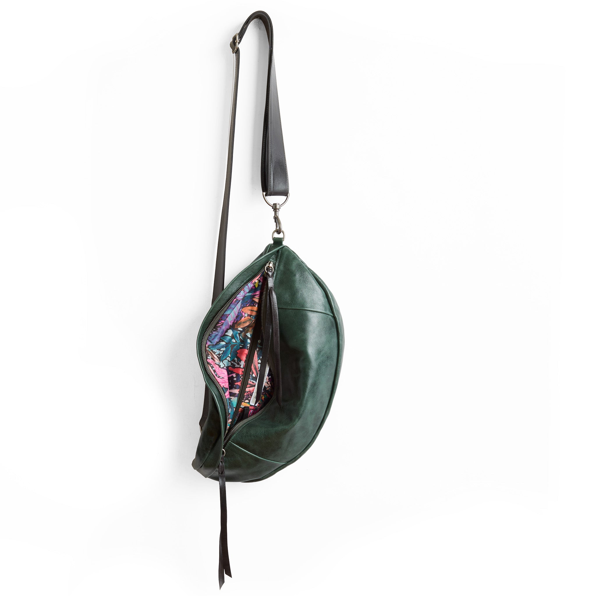 lissa in meadow elk, showcasing interior fallen gems cotton sateen lining