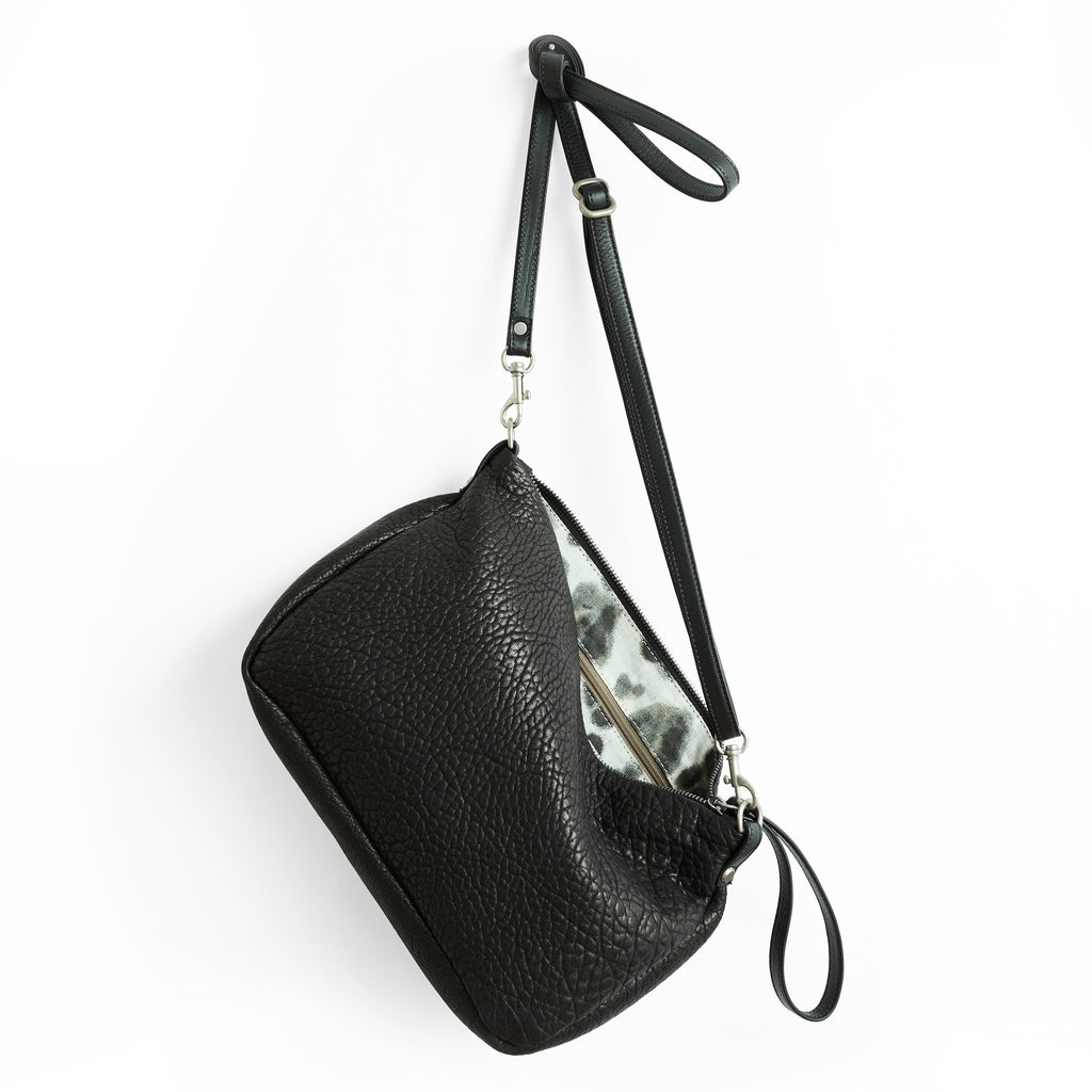 scottie in black pebble lamb