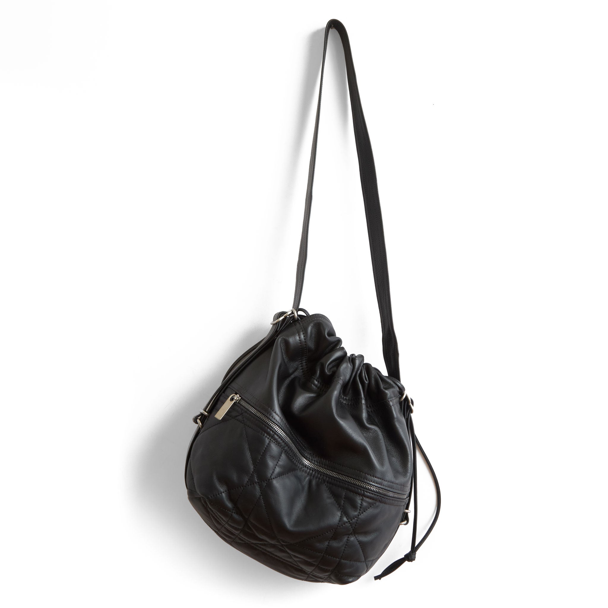 train sz size medium in quilted pashi black + plonge black
