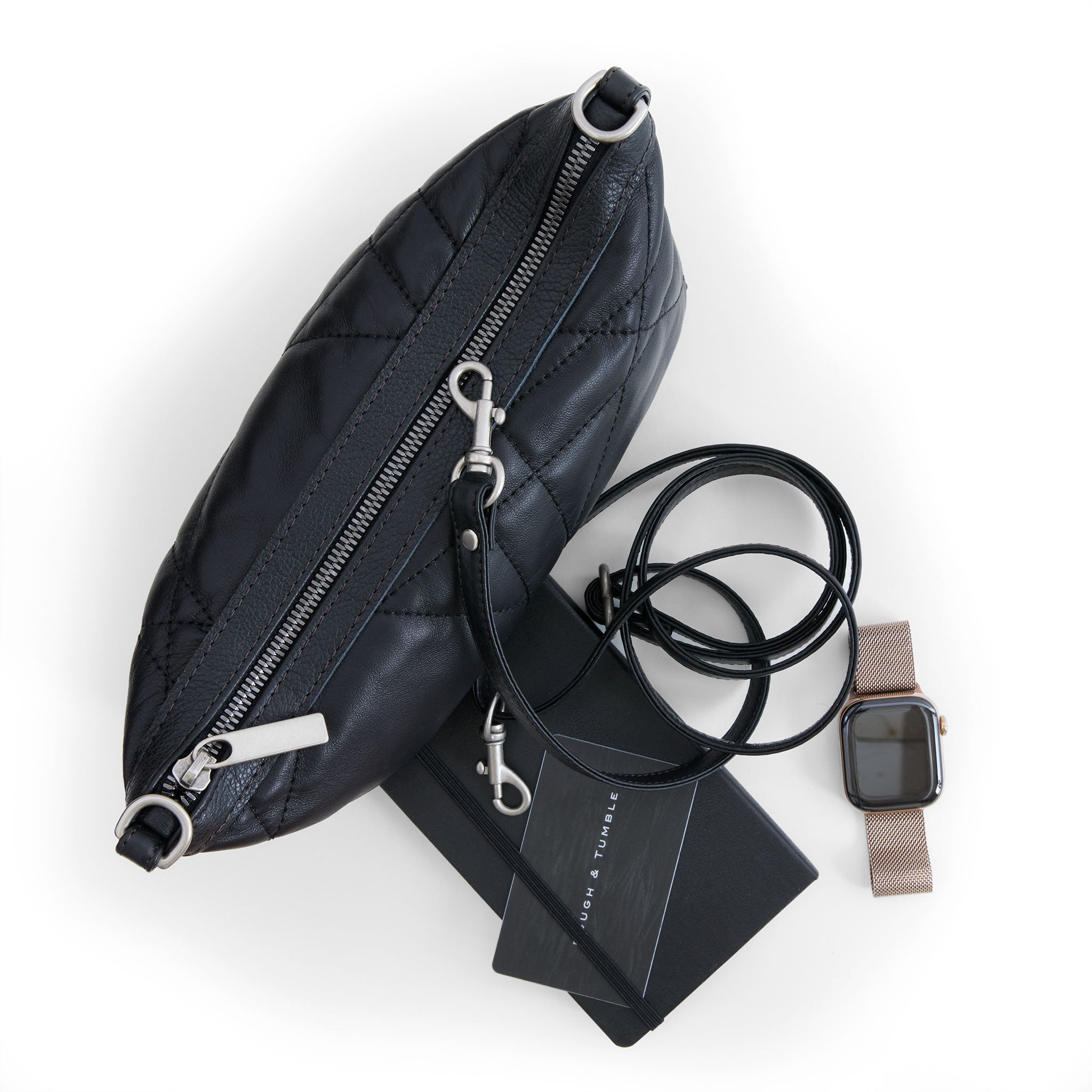 wren in quilted pashi black