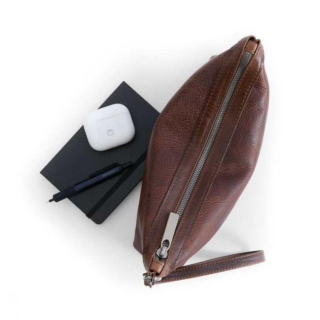 fuentes + cognac | zip pouch large in fuentes
