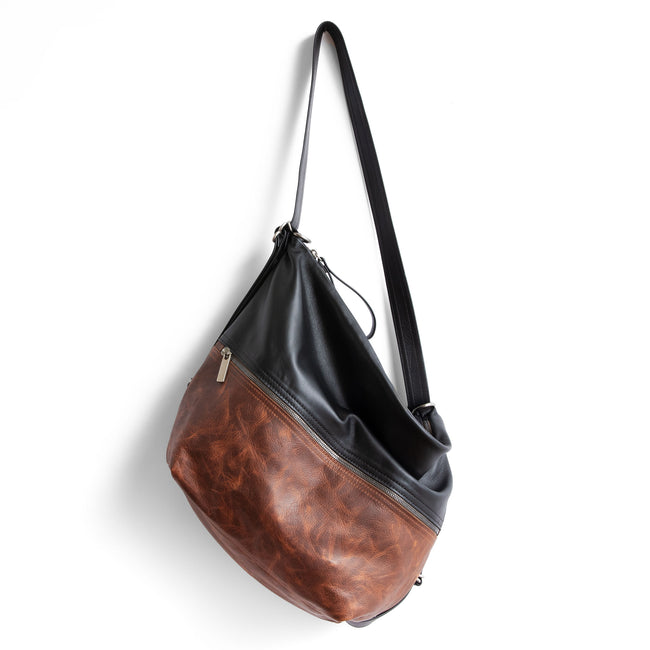 light fuentes + plonge black large | city single zip large with light fuentes base and plonge black top