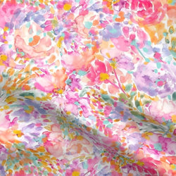 watercolor peony lining | watercolor peony lining swatch