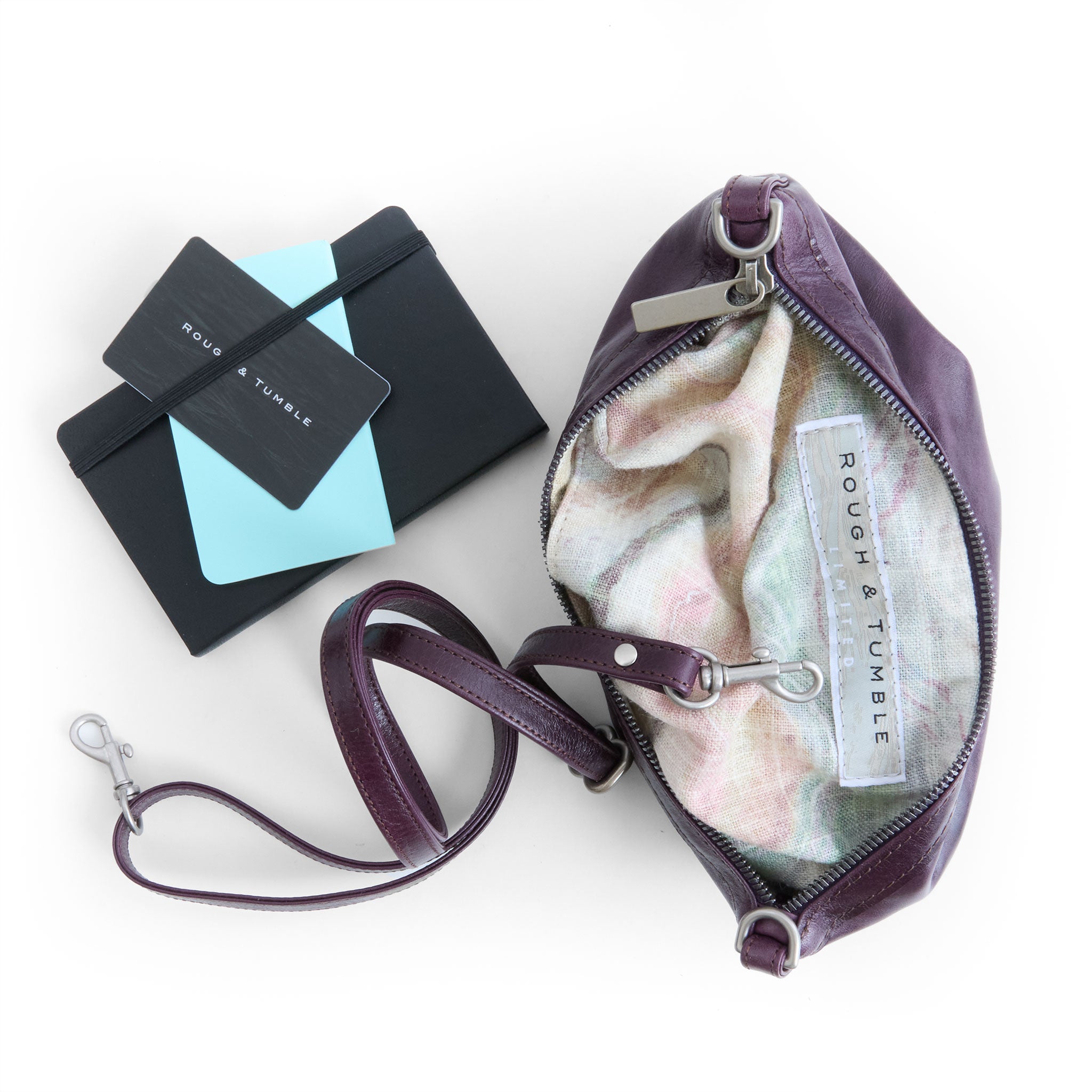 wren in aubergine, showcasing interior atmosphere lining